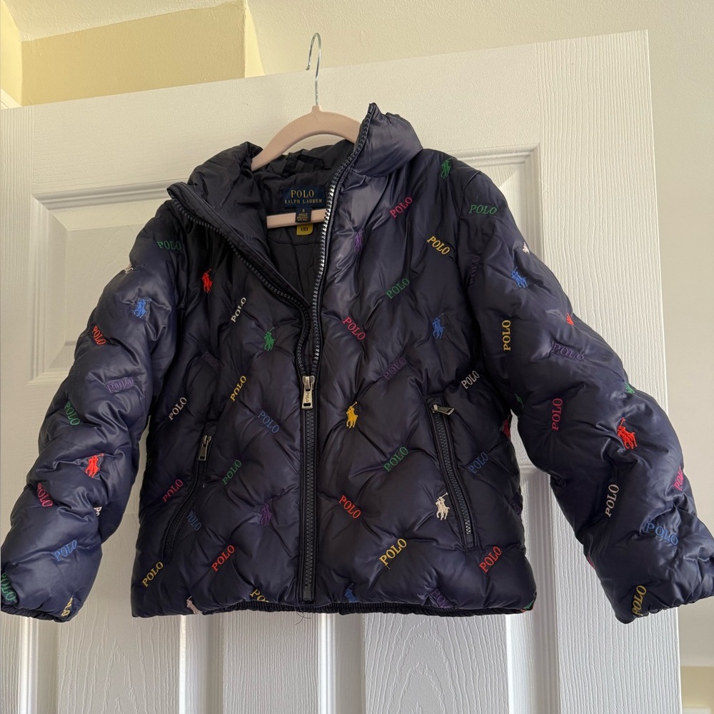 Polo by Ralph Lauren Kids Jacket - Multicolor on Navy - Picture 2 of 6